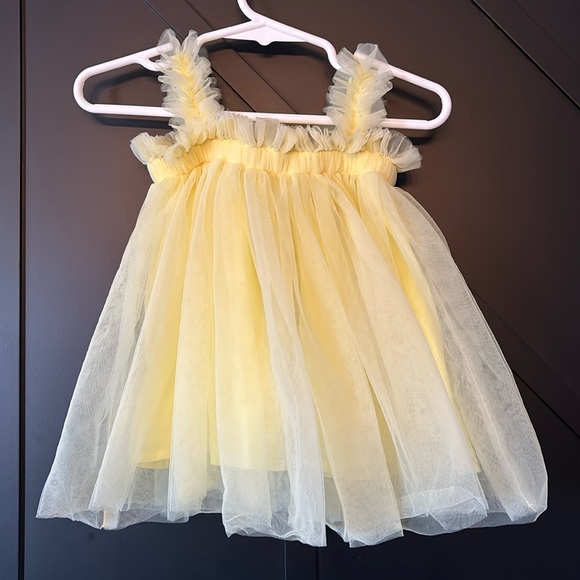 Yellow Tulle Dress - Picture 1 of 3
